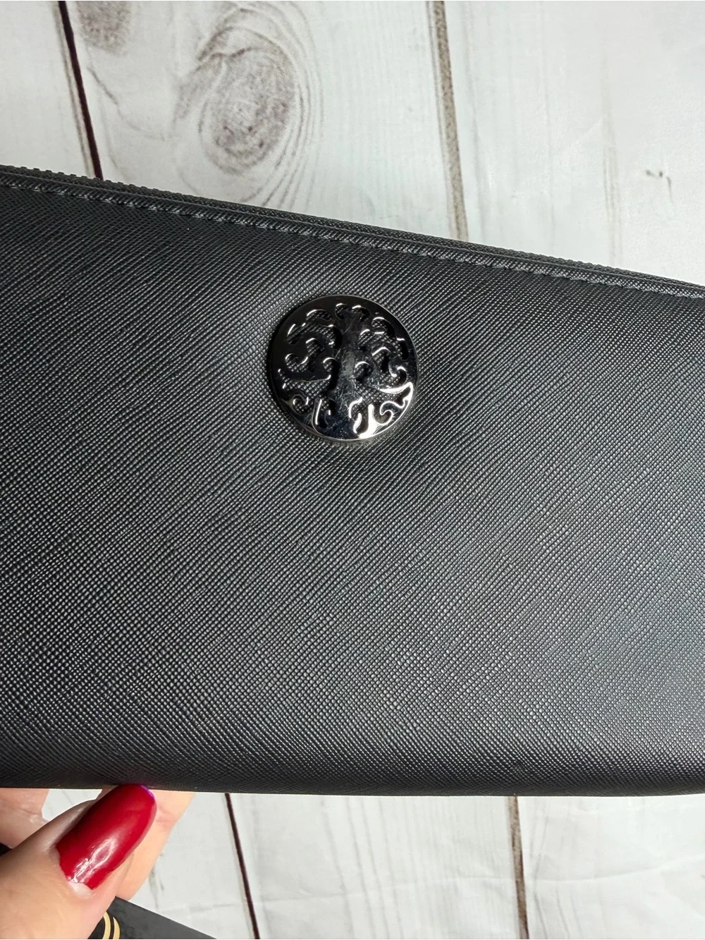 Rebecca & Rifka Black Wristlet Wallet